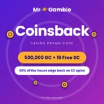 Coinsback Casino Promo Code: 500,000 GC + 10 Free SC