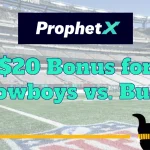 ProphetX Promo Code MRGAMBLE: $20 in Bonus Credits for Ravens vs. Falcons SNF