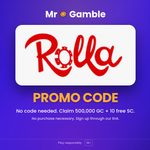 Rolla Casino Promo Code: 500,000 GC + 10 Free SC